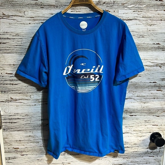 O’Neill blue short sleeve shirt size XL - Picture 1 of 6